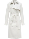 BURBERRY GABARDINE PANEL CASHMERE TRENCH COAT