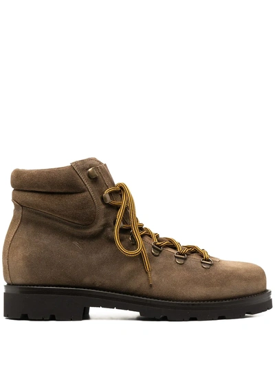Scarosso Edmund Ankle Boots In Tan - Suede