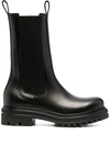 SCAROSSO CHUNKY RUBBER-SOLE BOOTS