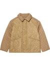 BURBERRY QUILTED LOGO JACKET