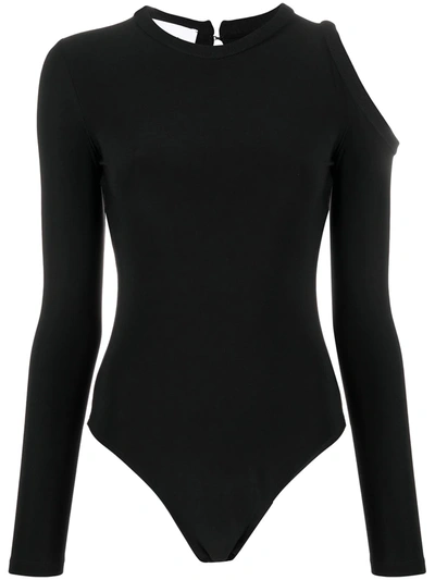 ATU BODY COUTURE CUT-DETAIL LONG SLEEVE BODYSUIT