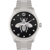 GUCCI SILVER BEE G-TIMELESS WATCH