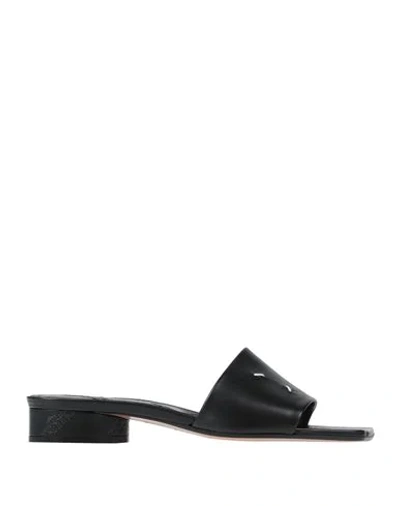 Maison Margiela Sandals In Black