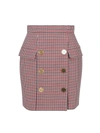BALMAIN HOUNDSTOOTH PATTERNED DOME SKIRT
