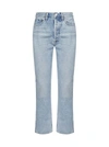 AGOLDE AGOLDE RILEY STRAIGHT LEG CROPPED JEANS