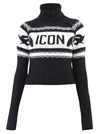 DSQUARED2 DSQUARED2 ICON KNIT TURTLENECK SWEATER