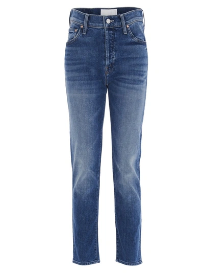 Mother The Scrapper Ankle Jeans In Blue