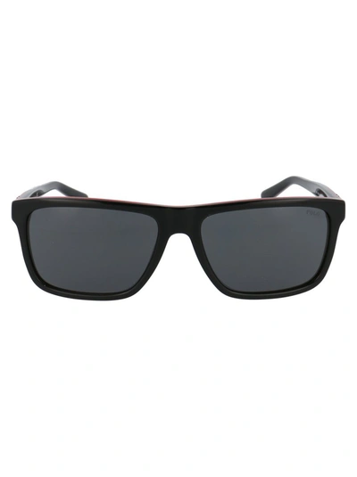 Polo Ralph Lauren Rectangular Frame Sunglasses In Multi