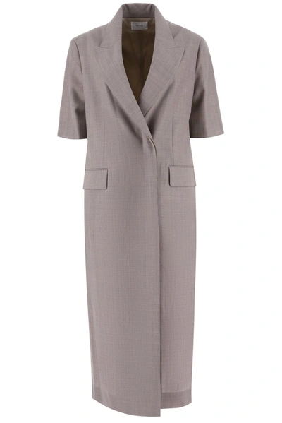 The Row Harriet Coat In Beige,brown