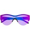 BALENCIAGA BALENCIAGA WOMEN'S PURPLE ACETATE SUNGLASSES,BB0004SC002 UNI