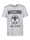 Moschino T-shirt With Print In Grey