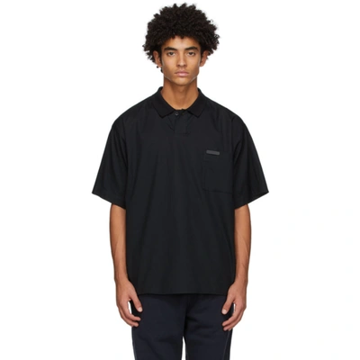 FEAR OF GOD 7thコレクション ロゴパッチ ポプリン 半袖ポロシャツ FEAR OF GOD フィアオブゴッド SEVENCE COLLECTION Short Sleeve