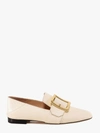 Bally Janelle Buckle Detail Loafers In White