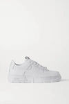 NIKE AIR FORCE 1 PIXEL LEATHER SNEAKERS