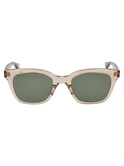 Garrett Leight Gl X Clare V Nouv Sunglasses In Biere