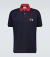 GUCCI STRETCH-COTTON PIQUÉ POLO SHIRT,P00534093