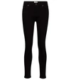 Citizen Of Humanity Rocket Ankle Mid-rise Skinny Jeans In Black