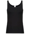 Wolford Jamaika Cotton-blend Tank Top In Black