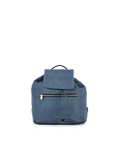 Borbonese Womens Blue Backpack