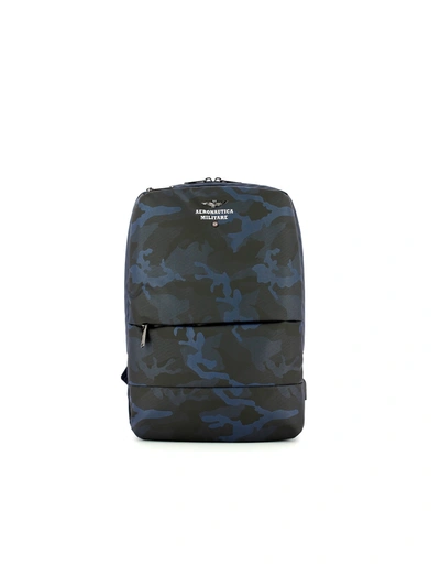 Aeronautica Militare Blue Backpack