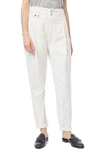 FRAME TWIST SEAM BELTED TAPERED TROUSERS,TTR864R