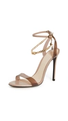 ALEVÌ MILANO FUNNY CHAIN ANKLET SANDALS
