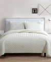 VCNY HOME NINA 3-PIECE EMBOSSED KING QUILT SET