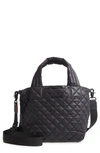 Mz Wallace Metro Mini Metro Tote Deluxe In Black