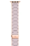 MICHELE APPLE WATCH WRAPPED SILICONE BRACELET STRAP,MS38GH230100