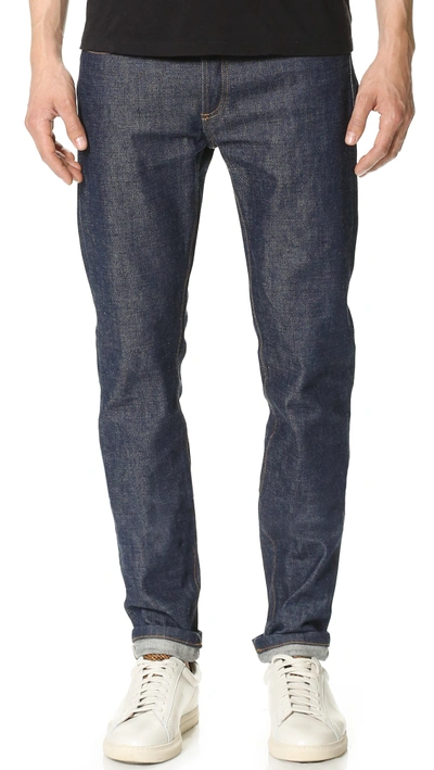 Apc A. P.c. Petite New Standard Raw Indigo Jeans Indigo 31