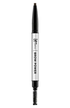 It Cosmetics Brow Power Universal Brow Pencil Universal Brunette 0.0056 oz/ 0.16 G In Universal Dark Brunette
