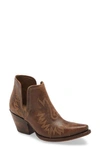 Ariat Dixon Bootie In Naturally Distressed Brown