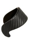 FENDI PELLE TRAPUNTATA HEADBAND,FXQ677-AEAJ