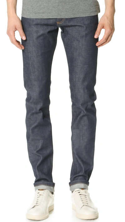 APC A. P.C. PETITE STANDARD RAW INDIGO JEANS INDIGO,APCAA30064