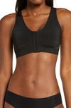 Wacoal B-smooth Mastectomy Front-close Bralette In Black