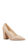 Nine West Cara Pointed Toe Pump In Dark Burgundy Suede