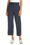 Club Monaco Enamel Ring Belted Ankle Pants In Aviator Navy