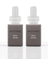 Pura X Apotheke 2-pack Diffuser Fragrance Refills In White Vetiver