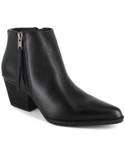 Zigi Soho Women's Vellyn Western Boots Women's Shoes In Black Leather