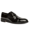 Anthony Veer Men's Clinton Tux Cap-toe Oxford Leather Dress Shoes In Black