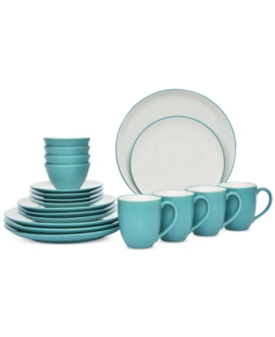 Noritake Colorwave 20-pc. Coupe Dinnerware Set, Service For 4 In Turquoise