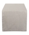 DESIGN IMPORTS SOLID CHAMBRAY TABLE RUNNER 14" X 108"