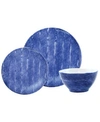 Vietri Santorini Stripe 3-piece Place Setting In Blue