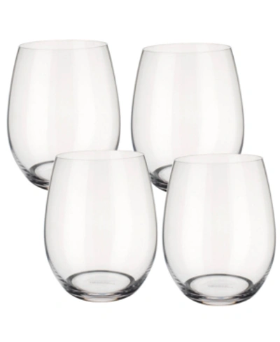 Villeroy & Boch Entree Set Of 4 Stemless Glasses