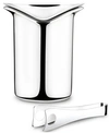 Georg Jensen Wine Bar Ice Bucket With Tongs In Steel