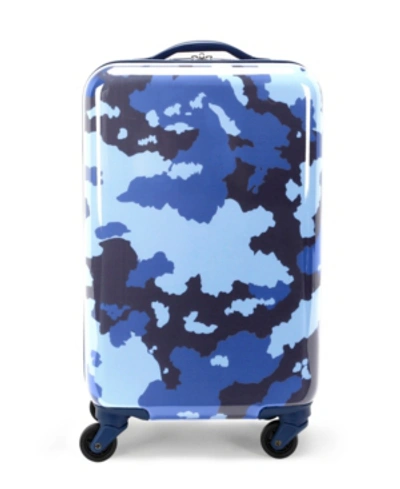 Crckt Kids' 20" Hardside Luggage In Blue Camo