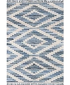 NOVOGRATZ NOVOGRATZ CALIFORNIA CAL-2 BLUE 7'6" X 9'6" AREA RUG