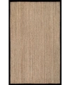 Nuloom Elijah Bhsg01c Black 5' X 8' Area Rug In Black