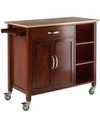 Winsome Mabel Kitchen Cart In Multi
