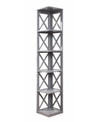 Convenience Concepts Oxford 5 Tier Corner Bookcase In Gray